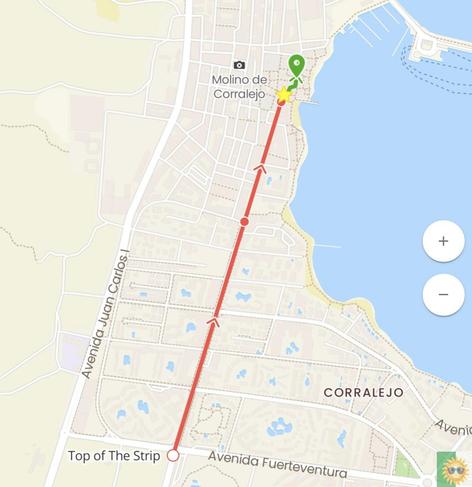 Corralejo Strip Route