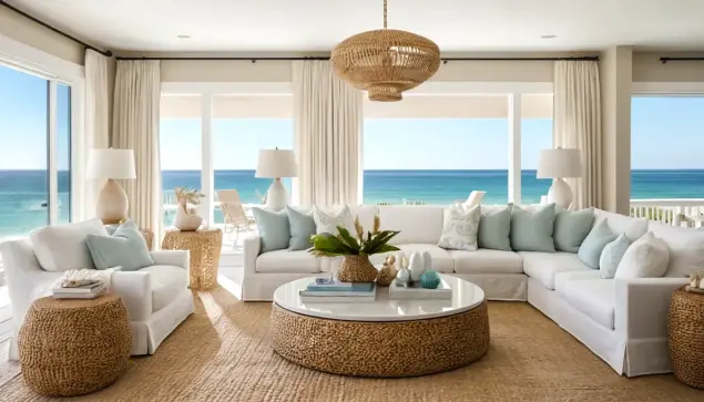 Luxury Coastal Living Room Ideas to Elevate Your Home
