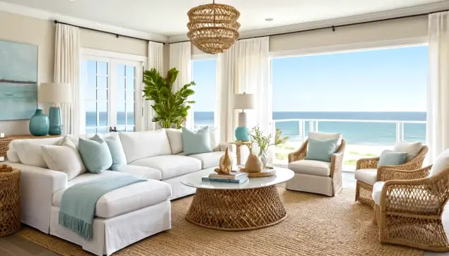 Luxury Coastal Living Room Ideas to Elevate Your Home