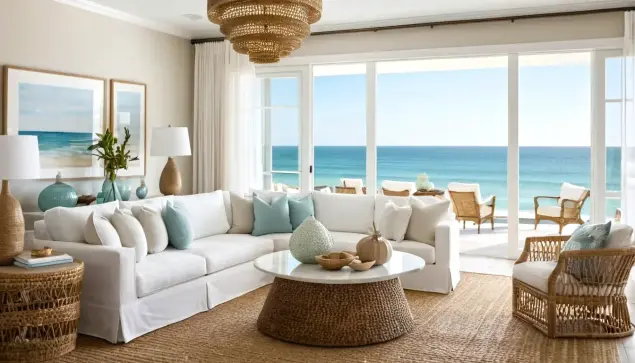 Luxury Coastal Living Room Ideas to Elevate Your Home