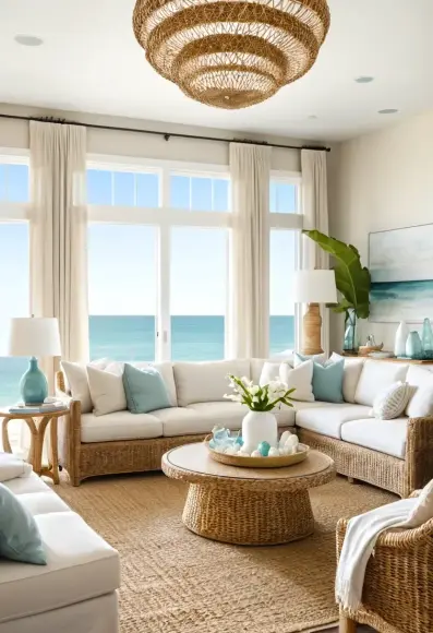 Luxury Coastal Living Room Ideas to Elevate Your Home Decor