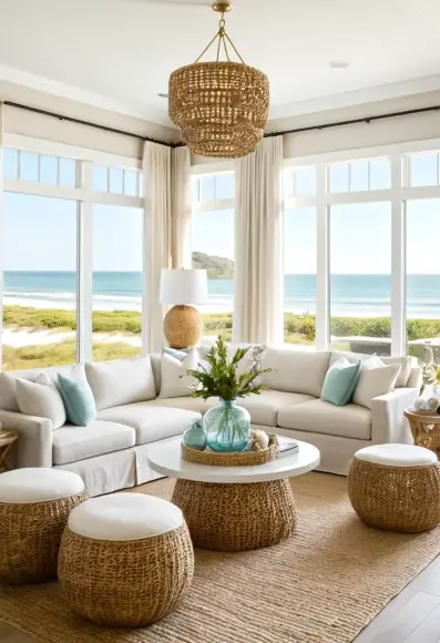 Luxury Coastal Living Room Ideas to Elevate Your Home Decor