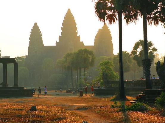 Amazing Angkor Wat temple in Cambodia