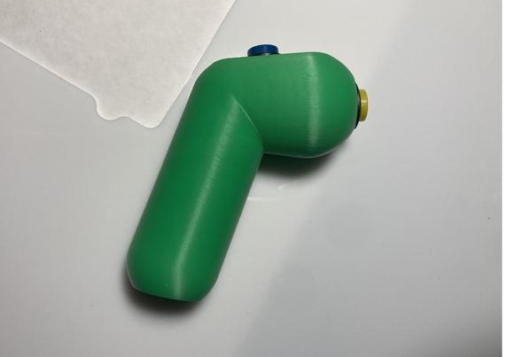 A 3D printed "nunchuck" style controller.