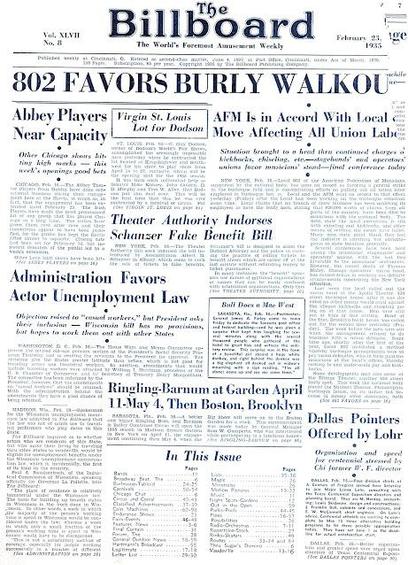 The Billboard Feb 23, 1935 (DAMAGED)