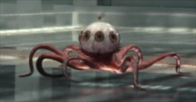 Creepy eyeball alien!