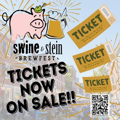 Swine and Stein Brewfest in downtown Gardiner, Maine!