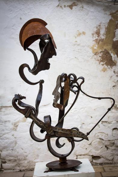 Escultura de forja 