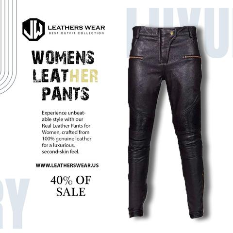 Real Leather Pants Women
