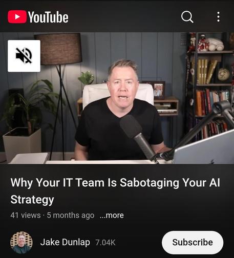 Description

Why Your IT Team Is Sabotaging Your AI Strategy

Jake Dunlap
0
Likes
41
Views
Apr 2
2025
AI-Powered Seller EP9 - IT is blocking AI adoption in sales, and it’s costing your company more than you realize.
