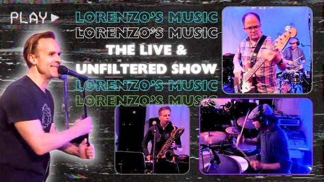 picture of people playing instruments and title text