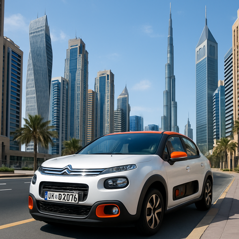 Rent Citroen C3 in Dubai