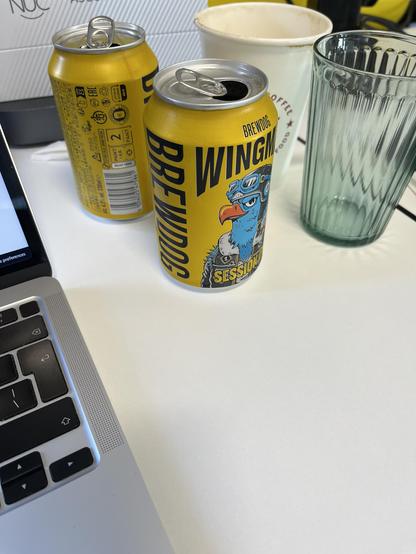 2 cans of IP, a coffee and an empty glass of water on my desk tell a bit of a story
