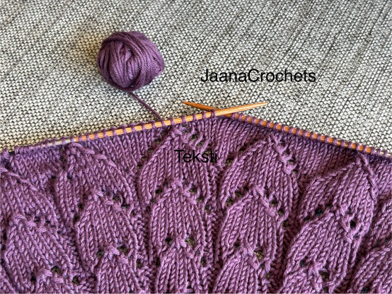 Knitted lace sweater 