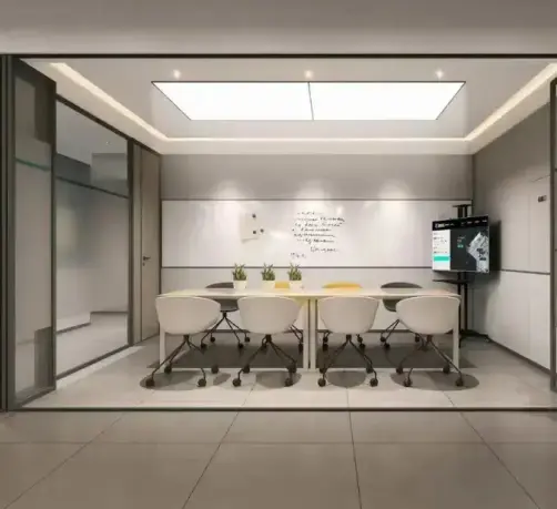 The state-of-the-art conference room at IUFUTURE.