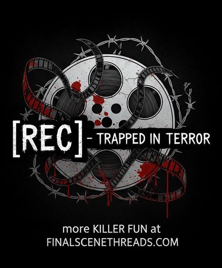 horror logo with colors: Charcoal, Deep Red, Light Gray at the bottom 'finalscenethreads.com'