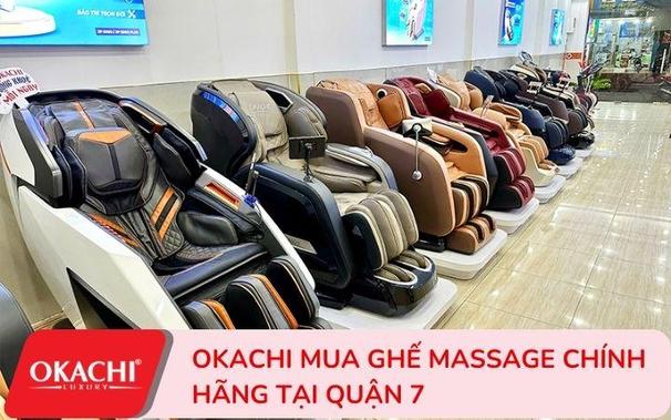 ghế massage chính hãng quận 7 okahchi