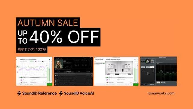 Sonarworks Autumn Sale