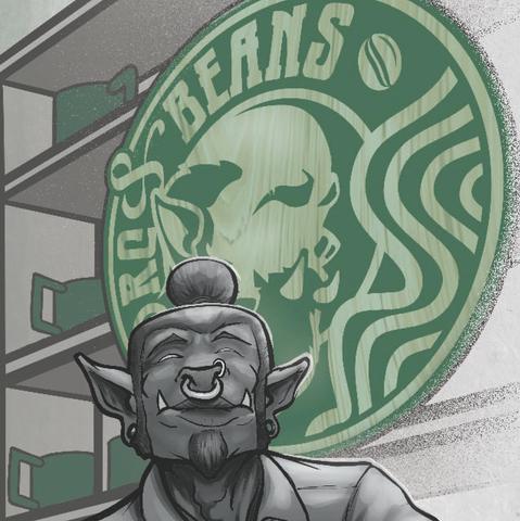 Teaser image for Orc & Beans Wayward Page. Free 5e encounter from IonQuest Games. 