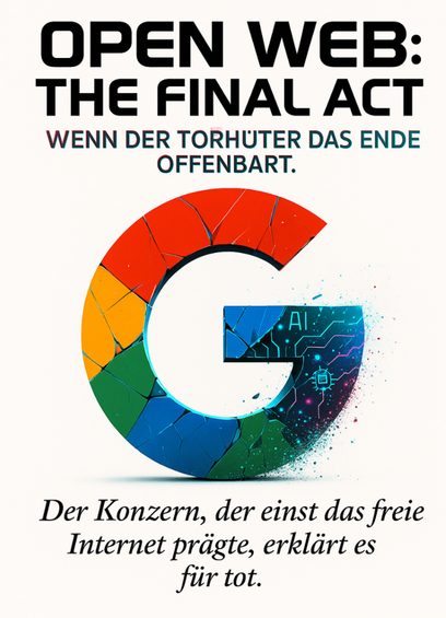 🔥 Google gesteht: Offenes Web im Niedergang – aber warum?

▶️ Google-Doku zeigt Bruch vor Gericht
▶️ AI Overviews senken CTR massiv
▶️ Werbegelder wandern entsprechend ab

#ai #ki #artificialintelligence #openweb #google #seo #publisher #kartellverfahren

⚡ SAVE IT! SHARE IT! READ IT! 🚀

https://kinews24.de/google-open-web-niedergang-analyse-2025/