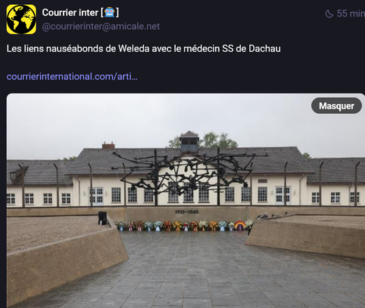 Les liens nauséabonds de Weleda avec le médecin SS de Dachau.