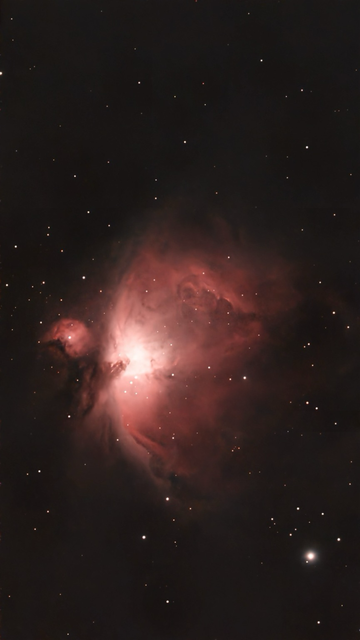 M42 - Great Nebula in Orion - image processed by the SeeStar s50. 