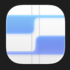 The new FileMerge icon, reasonably distinctive and recognizable.