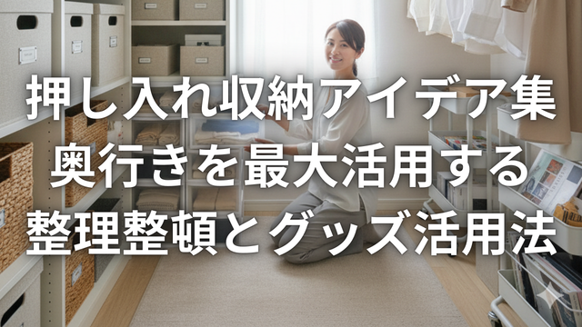 押し入れ収納アイデア集 奥行きを最大活用する整理整頓とグッズ活用法