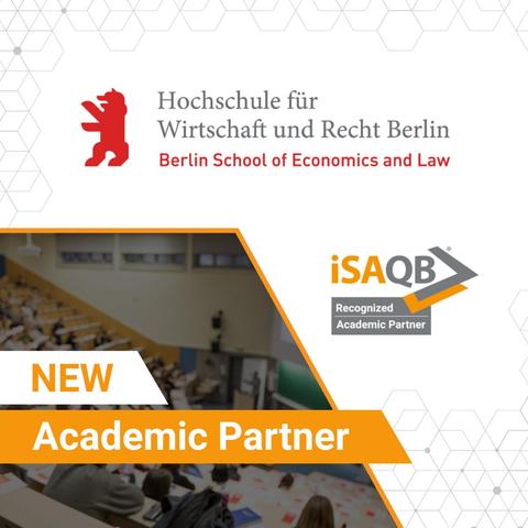 New Academic Partner of iSAQB: Hochschule fรผr Wirtschaft und Recht Berlin (HWR Berlin)