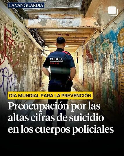 Preocupació per les altes taxes de suicidi entre els cossos policials 🤣🤣🤣 doncs no...