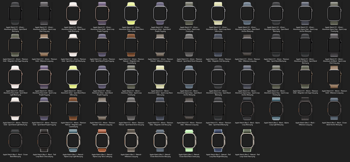 Screenshot showing the new Watch frames