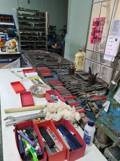 Visiting the Printing Press from Matias in Belo Horizonte, Brazil.