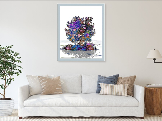 Wall mounted framed print of Tree of Whim And Wonder Colourful Mangrove Silhouette by Joan Stratton - paintingsbyjoan.com
Sunrise on a whimsical mangrove tree that stands tall in silhouette — its branches twisting with tropical flair, its roots anchored in rhythm and colour. Splashes of orange, purple, green, and blue dance across the composition, exuding a cosmic and mystical aura. The swirling, vibrant hues create a sense of otherworldly beauty. A bold contrast against the clean backdrop.
Inspired by the tangled beauty of Far North Queensland’s coastal mangroves, this piece blends abstraction with expressive movement. The stylized shapes and layered tones evoke both nature’s structure and its spontaneity.
I created this piece using my Ether Art technique — hand-drawn digitally from a blank canvas, blending stylized mangrove form with expressive colour and contrast from one of my original abstract paintings on canvas.
Tree of Whim And Wonder Colourful Mangrove Silhouette is perfect for lovers of bold nature art, tropical abstraction, and playful botanical-inspired design. Available across fine art prints, canvases, puzzles, apparel, and home décor.
Loaded without a background so you can choose your own colour on products :)
Explore more colour-splashed and tropical trees in my gallery at;
https://joan-stratton.pixels.com/collections/trees