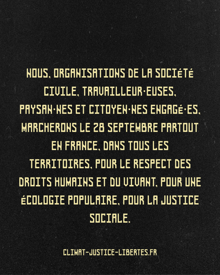 Appel Marches résistances