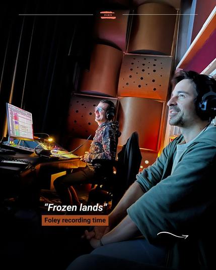 our next short movie is in post production, in a foley studio 