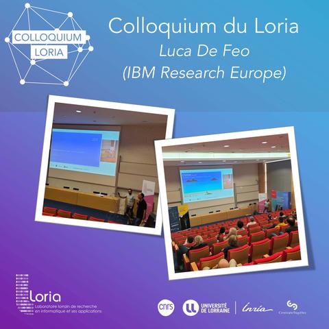 Colloquium du Loria - Luca De Feo
