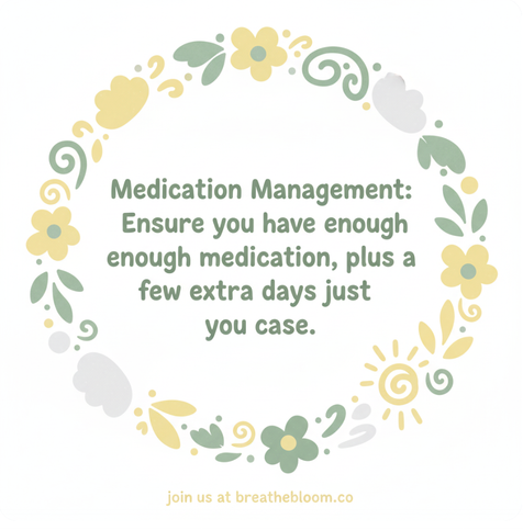 wellness logo for 'women over 40' with colors: Pastel Yellow, Sage Green, Light Gray; breathebloom.co