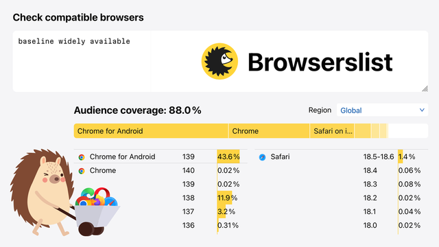 Browserlist: baseline widely available