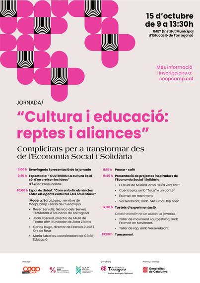 Jornada de cultura i educació: reptes i aliances.
