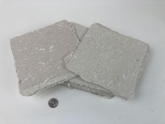 Hand Made Recycled Paper.