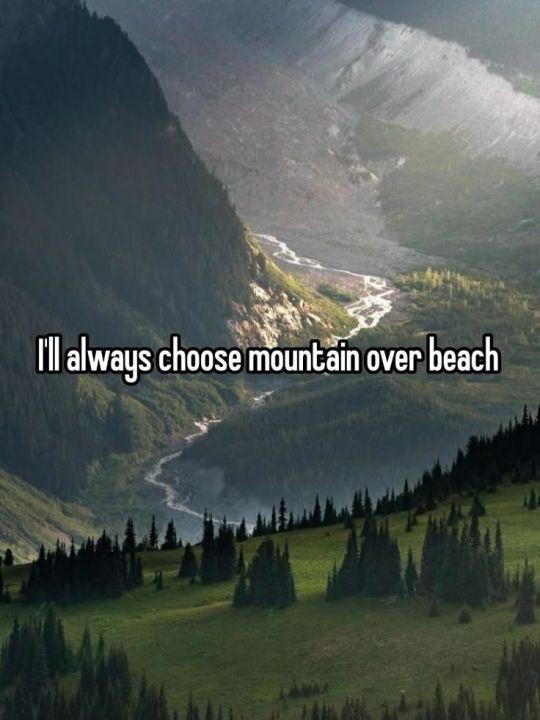 Aerial view of a stream in the mountains.