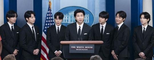 BTS at the White House.