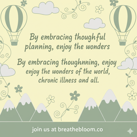 wellness logo for 'women over 40' with colors: Pastel Yellow, Sage Green, Light Gray; breathebloom.co