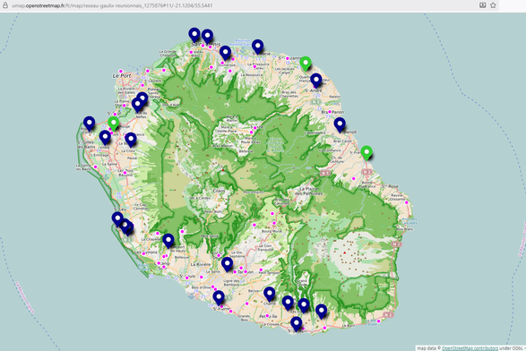 réseau gaulix réunionais