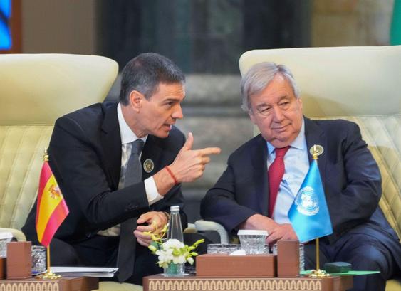 El rei Felip VI durant la seva intervenció davant de l'Assemblea General de l'ONU (Reuters)