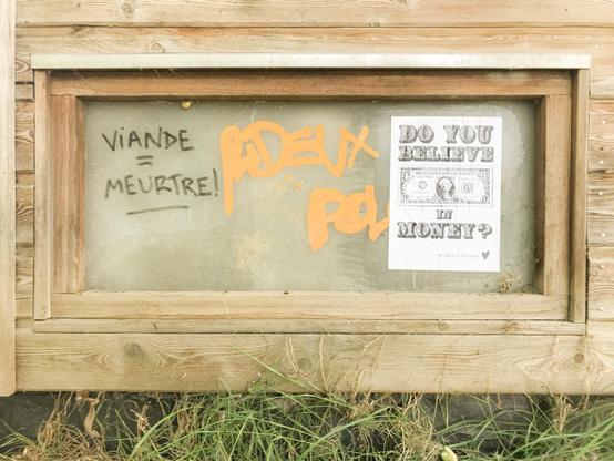 viande = meurtre / Do You believe in money?
