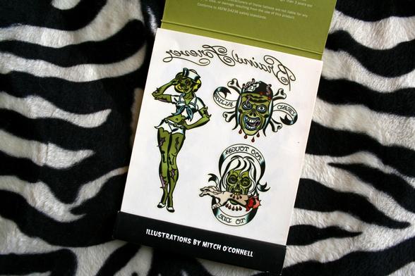 ZOMBIE - 30 TEMPORARY TATTOOS Mitch O'Connell 20€