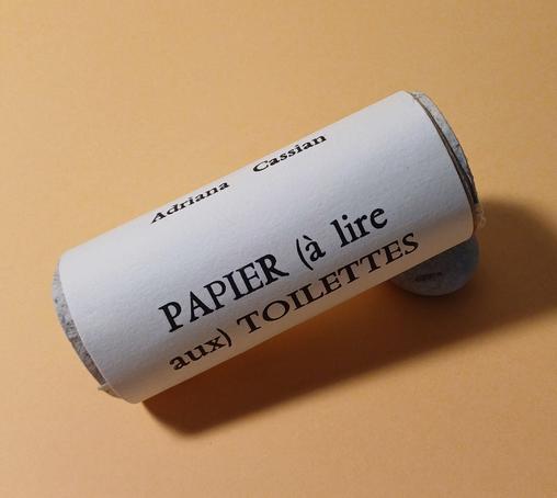 rouleau de papier (à lire aux) toilettes, livre objet
