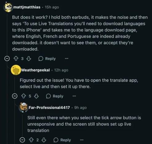AirPods Pro 2 Live Translation broken after iOS 26? The fix is simple: reset your AirPods and update firmware to 8A356. Most issues stem from outdated AirPods software, not your iPhone! 🎧🔧 https://pupuweb.com/why-is-live-translation-not-working-on-airpods-pro-2-after-ios-update/ #AirPods #iOS26 #LiveTranslation