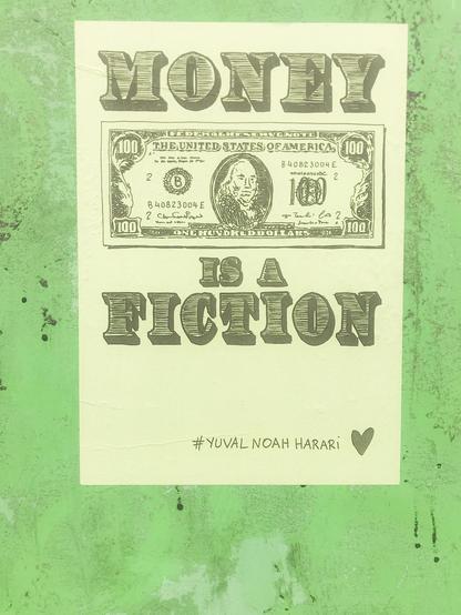 Money is a fiction